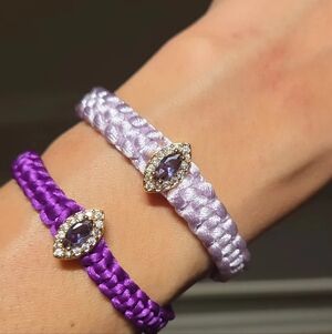 Handmade "The Février" Silk Macrame Bracelet